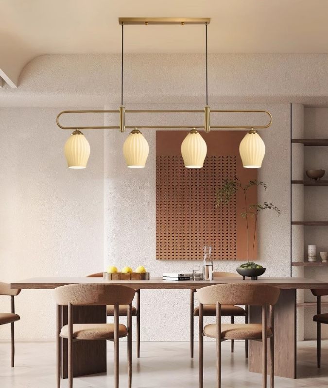 Sand nickel iron ceramic modern wabi-Sabi ceiling light