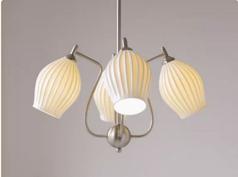 American retro ceramic iron simple lamp