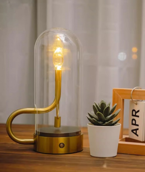Gold, black aviation aluminum retro Western restaurant industrial wind lamp