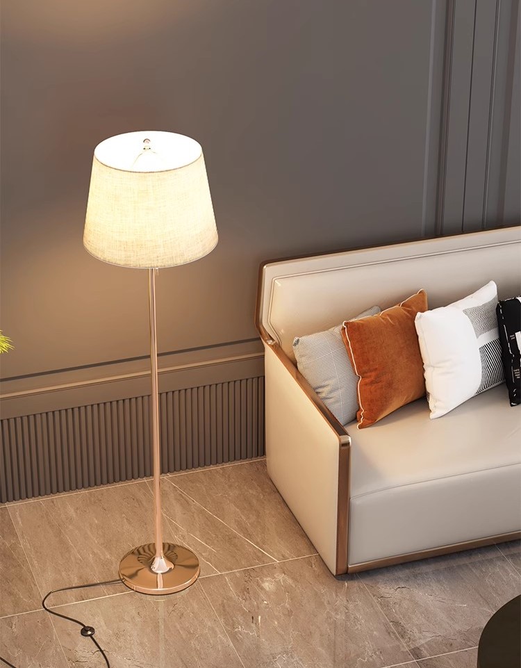 Warm white cloth, iron Nordic ins wind bedside atmosphere lamp