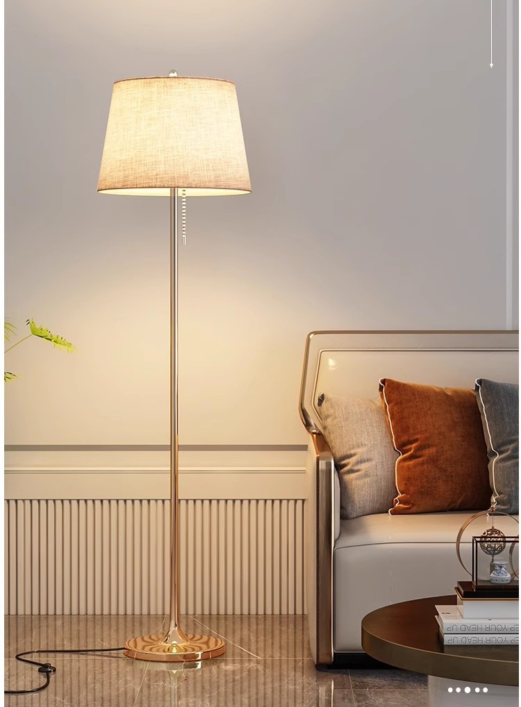 Warm white cloth, iron Nordic ins wind bedside atmosphere lamp