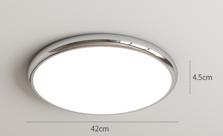 Mirror light silver Iron House color simple bedroom lamp