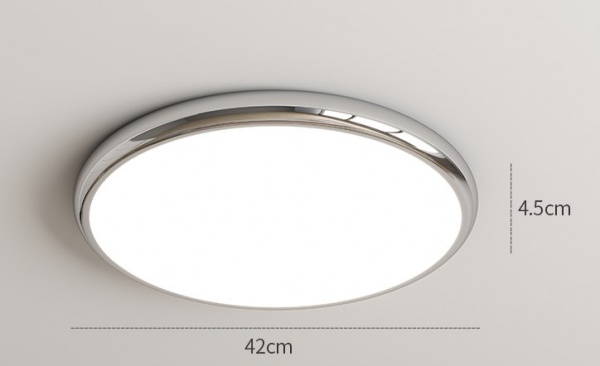 Mirror light silver Iron House color simple bedroom lamp