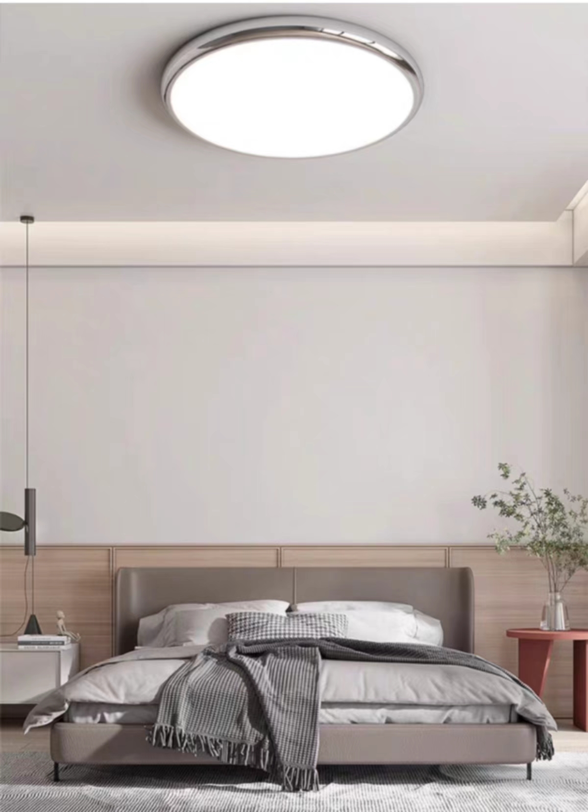 Mirror light silver Iron House color simple bedroom lamp