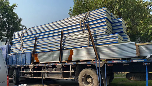 Plant color steel tile cover project