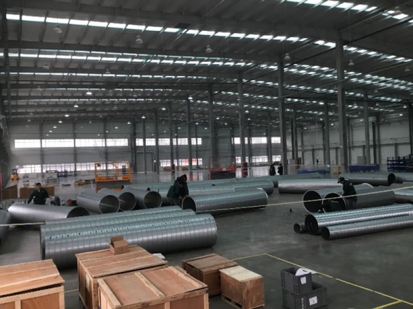 Ventilation renovation of new energy plant equipment