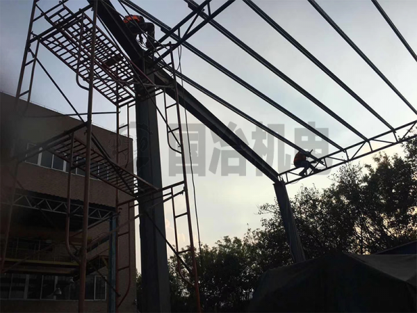 Steel structure installation engineering