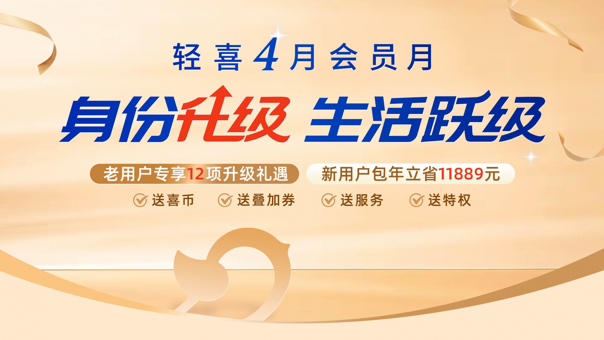 轻喜到家4月会员月来袭：福利全开、生活跃...