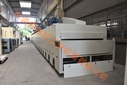 爱福旺为石金精密石墨制品企业研发专用单晶硅专用850度高温隧道炉生产线