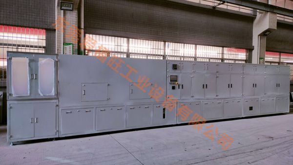 这款订制的全自动灌胶固化隧道炉生产线由杭州机器人公司采购