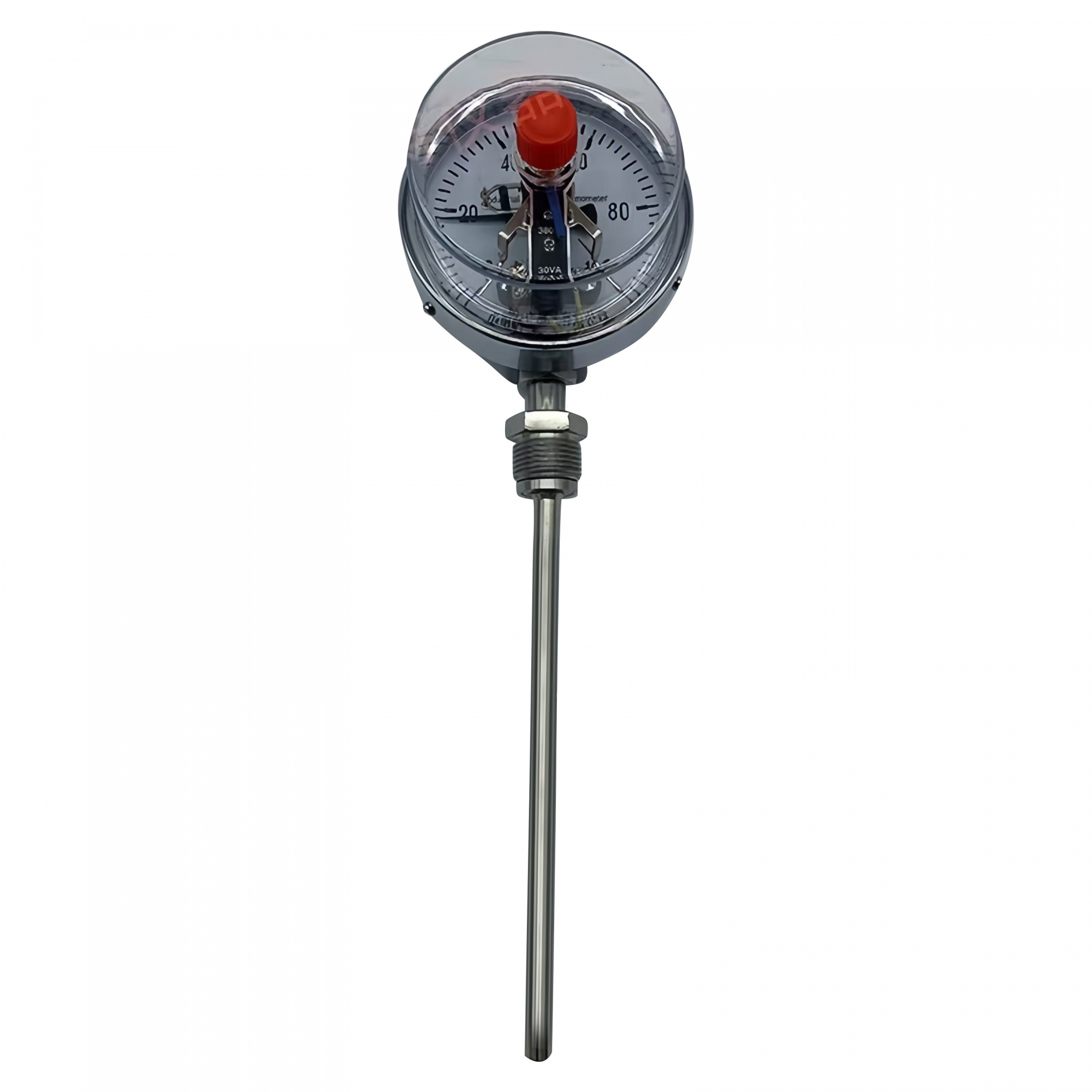Bimetallic electrical contact temperature meter WSSX-411-C