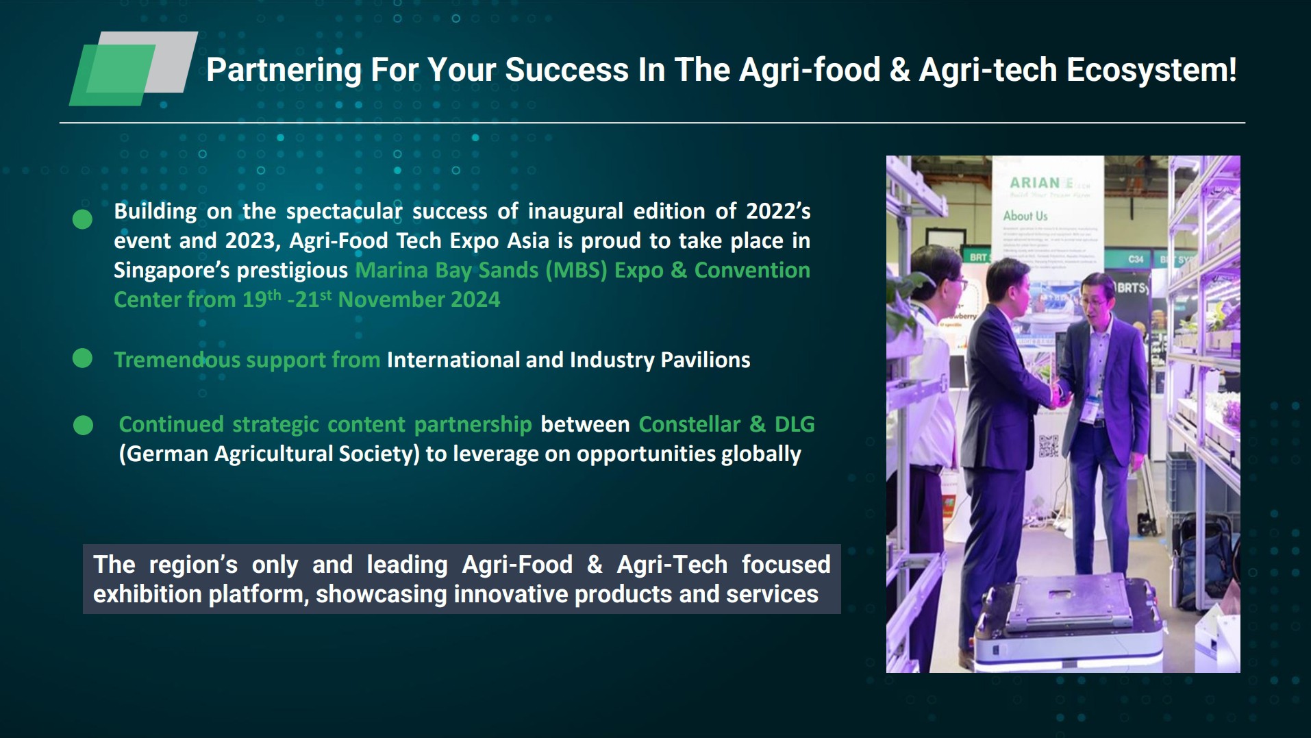 新加坡城市农业展；新加坡园艺展；领闻会展；LINVENEXPO；