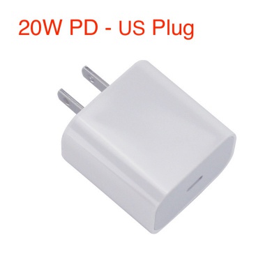(US Plug) 20W USB-C PD Power Adapter