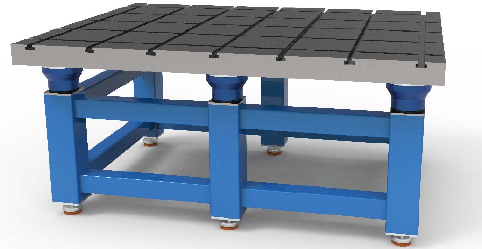 重型设备减震平台