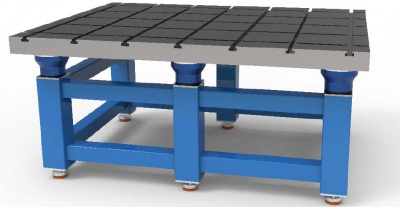 重型设备减震平台