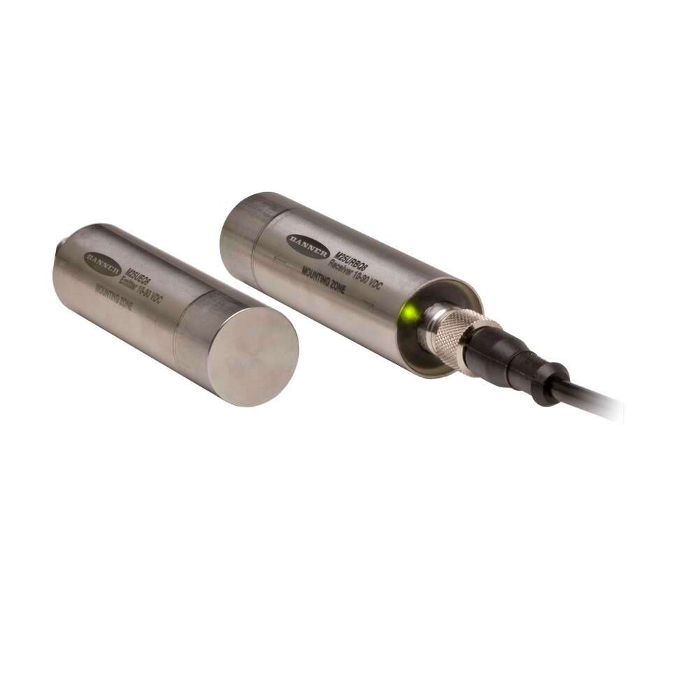 BANNER邦纳不锈钢IP69K超声波传感器M25U系列