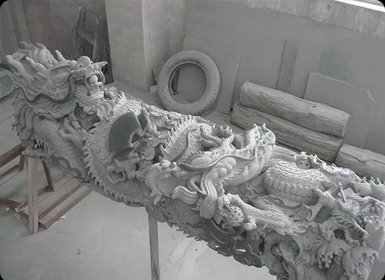 惠安石雕龙柱的加工秘诀，三步成就精品雕塑