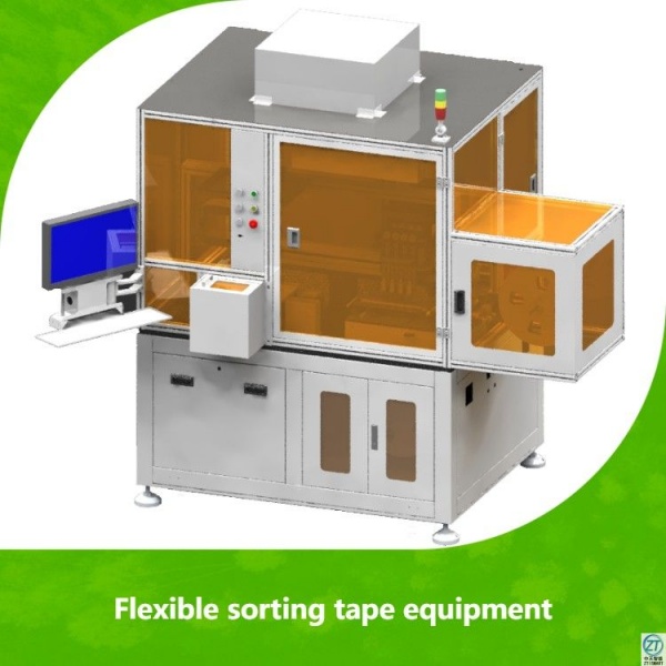 Flexible sorting and taping equipment