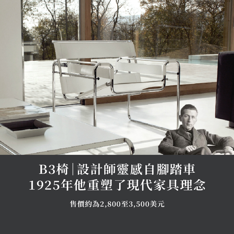 [CASA] 包豪斯經典｜Wassily Chair瓦西裏椅
