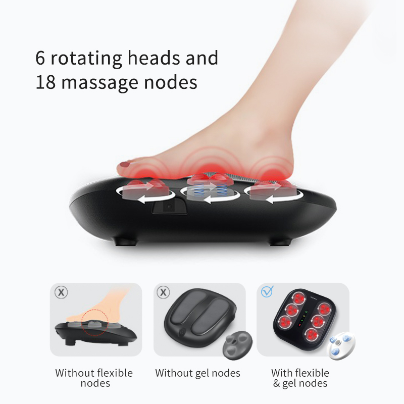 2 in 1 Shiatsu Foot & Back Massager with Heat 