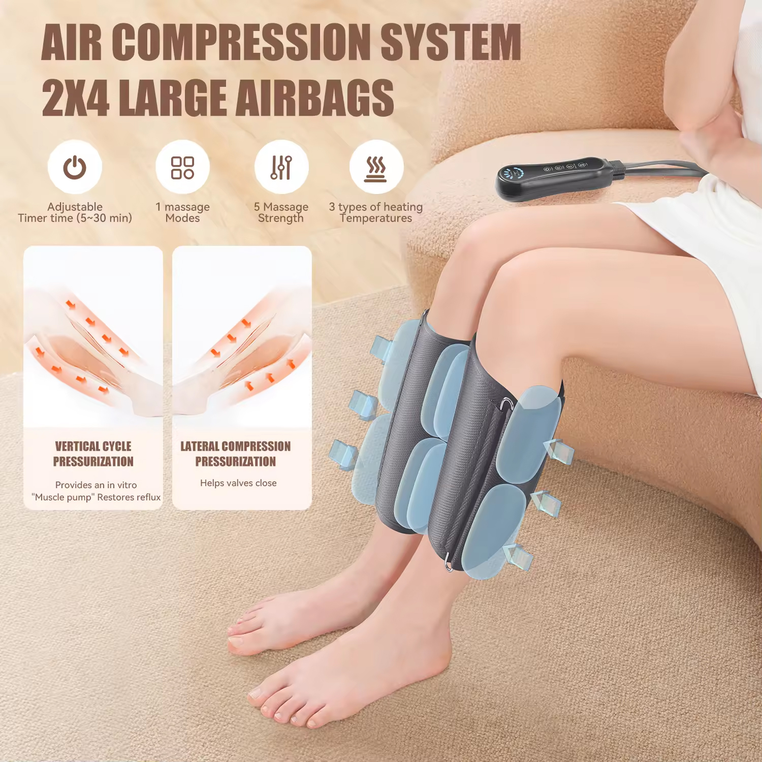 Air Compression Leg Massager 