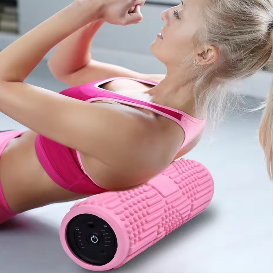 Vibration foam roller