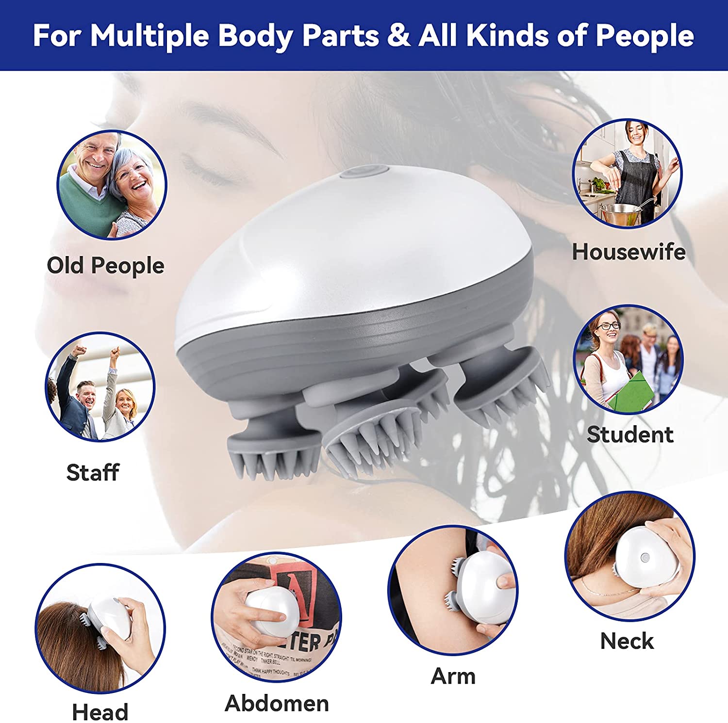Scalp Head Massager