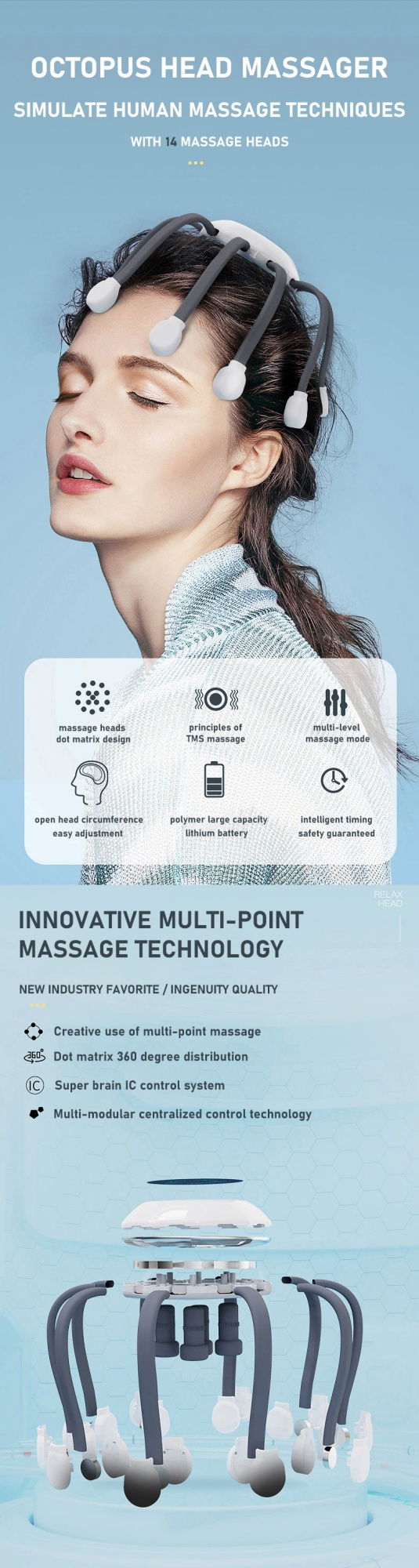 Scalp Head Massager
