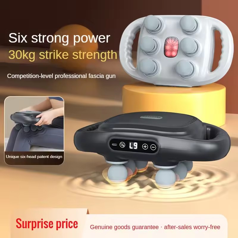 6 heads Massage Gun