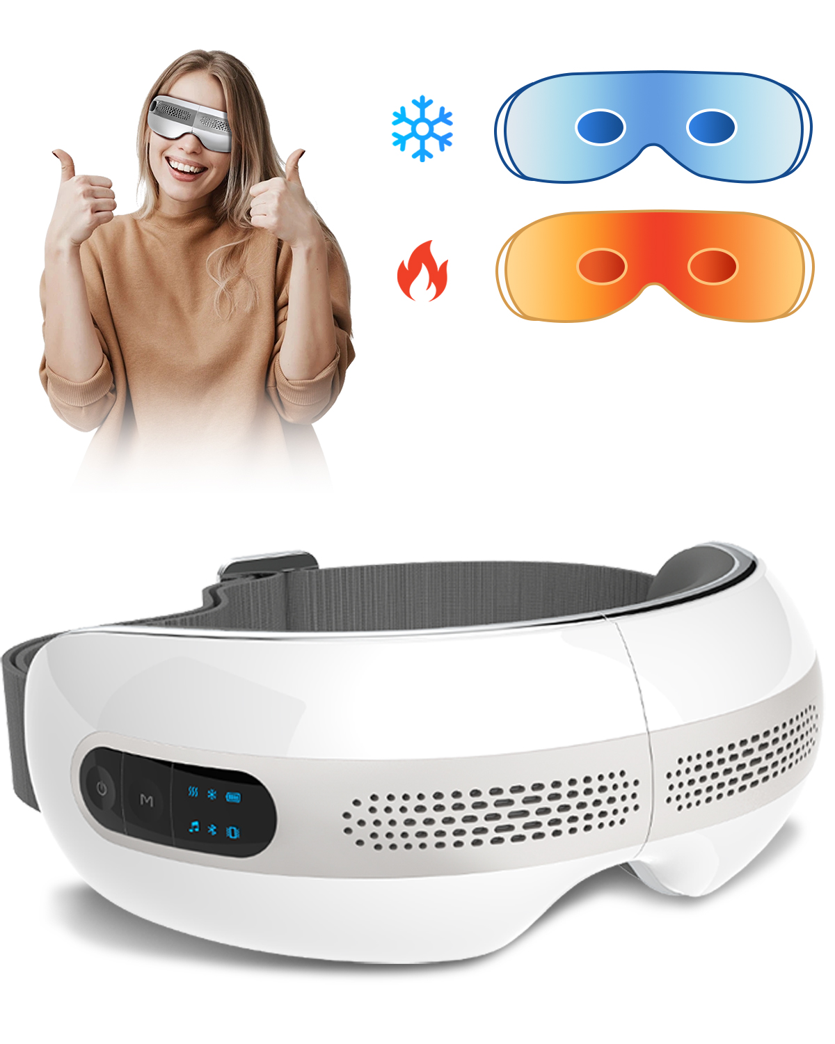  Eye Massager with Hot and Cold