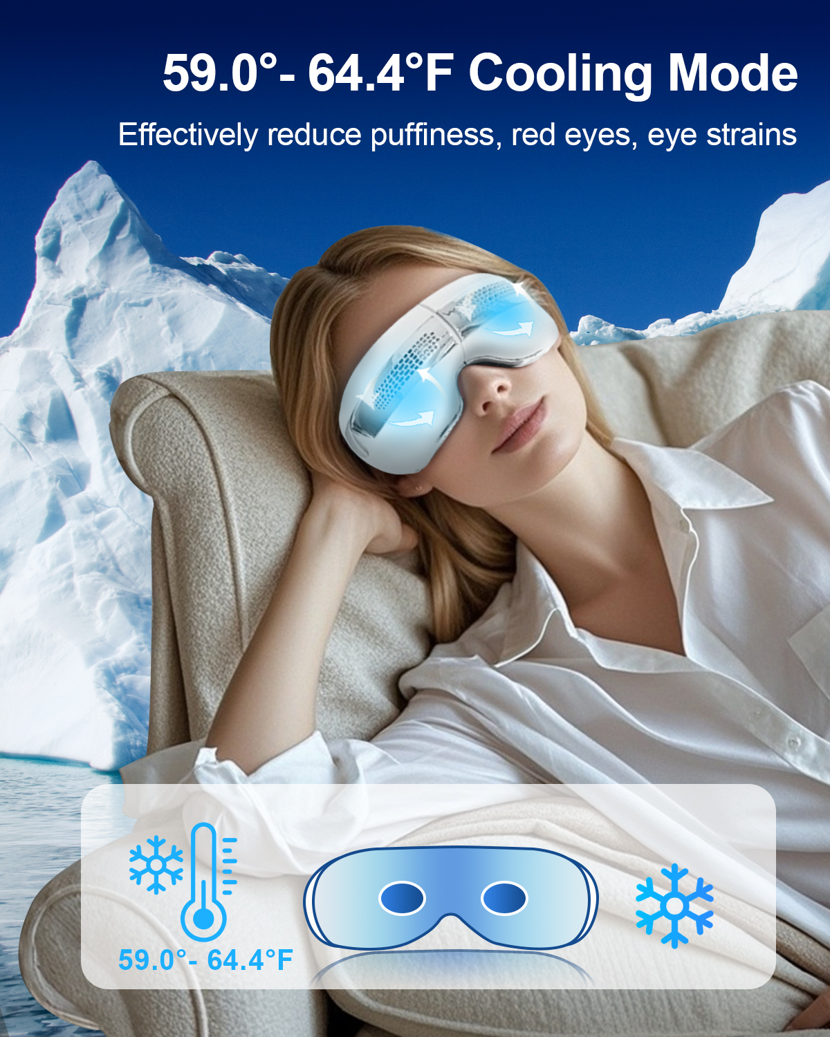  Eye Massager with Hot and Cold