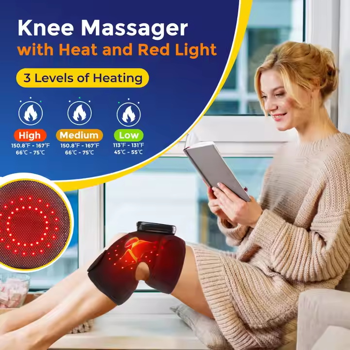 Red Light Heating and Vibrating Knee Pads