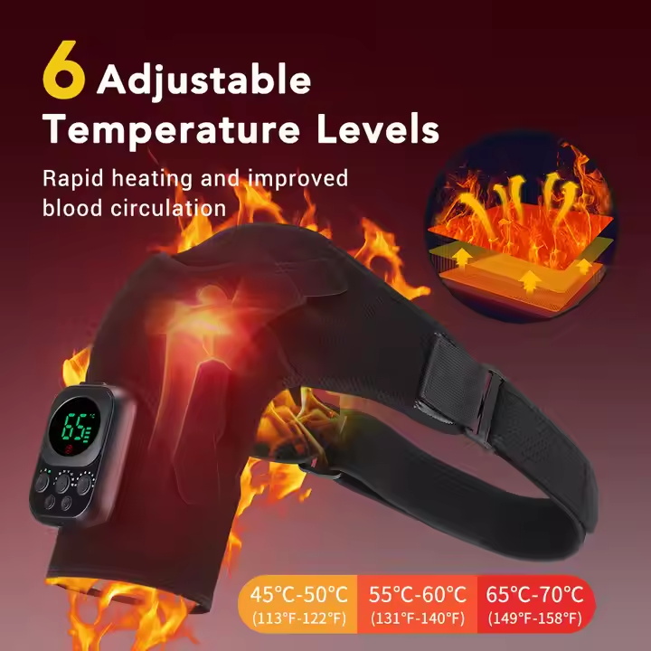 App-Type Heated Massage Shoulder Support