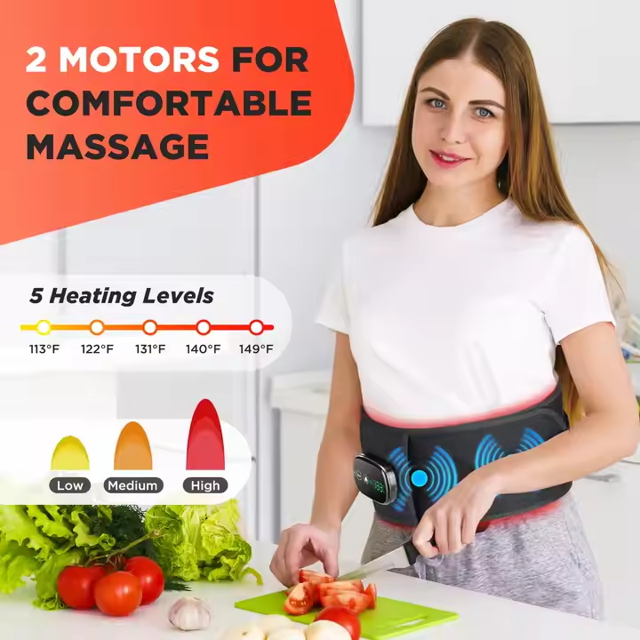 Red Light Heating Massage Waist Belt