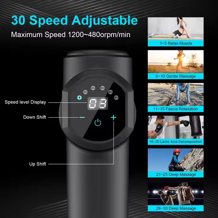 Massage Gun  With Touch Screen