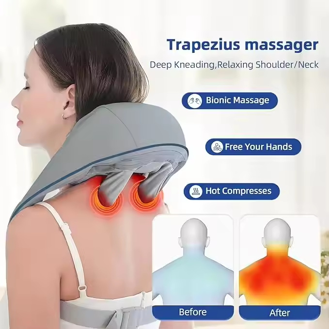 Wireless Mini Shiatsu Neck Massager