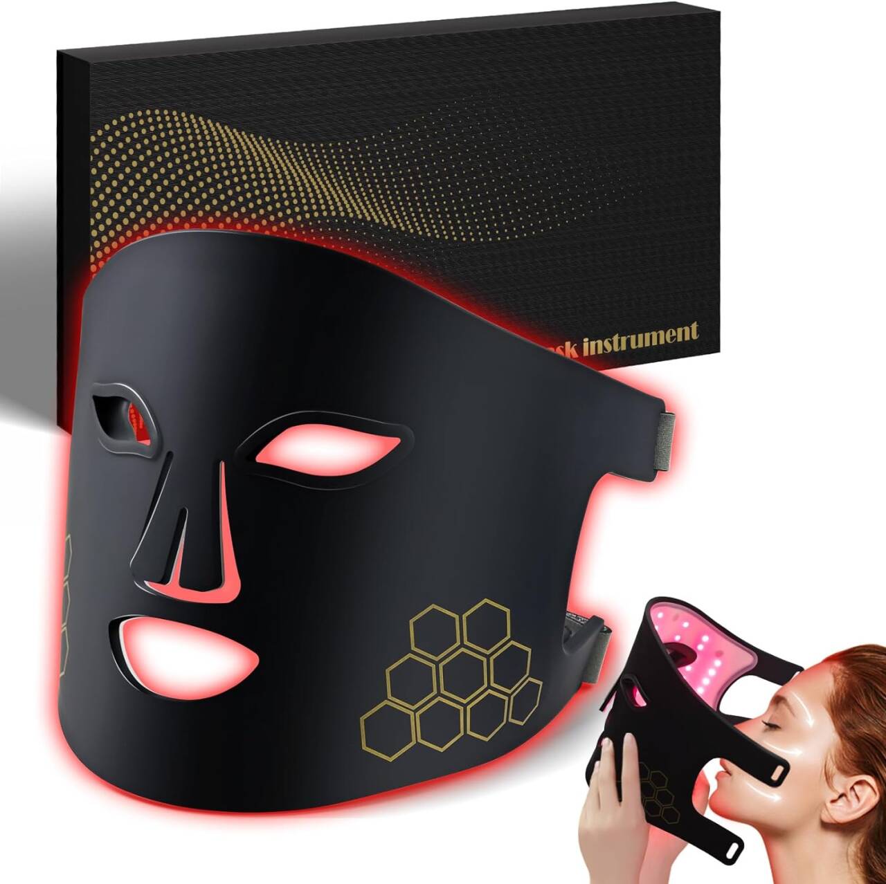 Wireless LED Face Mask