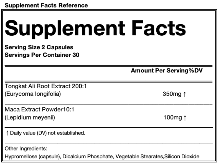 Tongkat Ali Extract 100:1 200:1 Eurycomanone 1% 2%