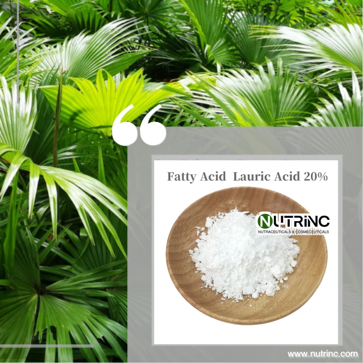 Saw Palmetto Extract Fatty Acid 25% 50% Lauric Acid 20%