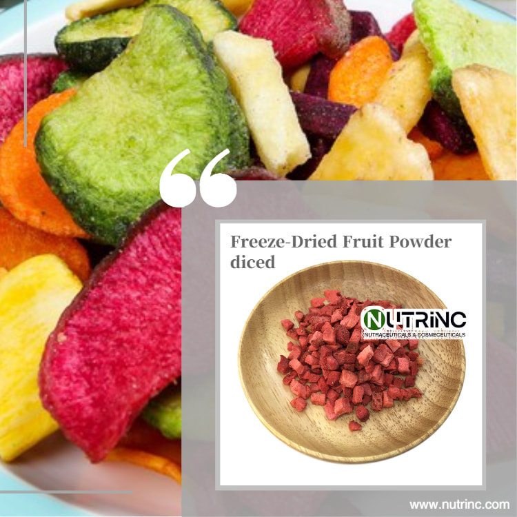 Freeze-Dried Fruit Powder diced 