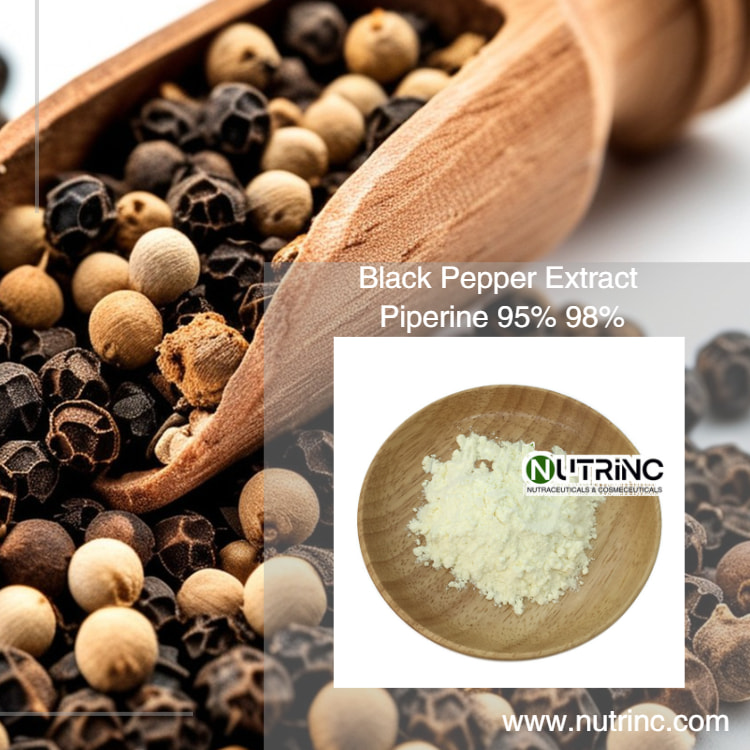 Black Pepper Extract Piperine 95% 98% 