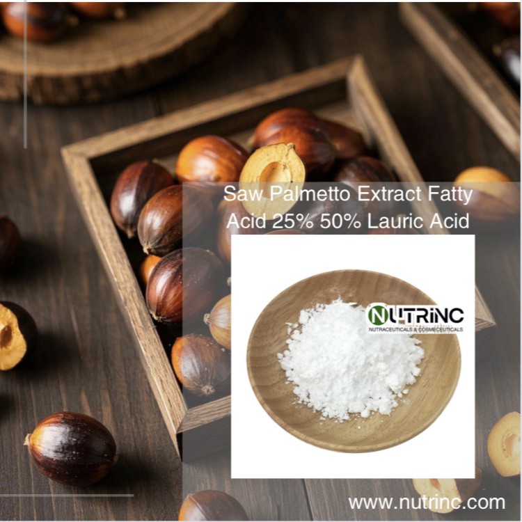 Saw Palmetto Extract Fatty Acid 25% 50% Lauric Acid 20%