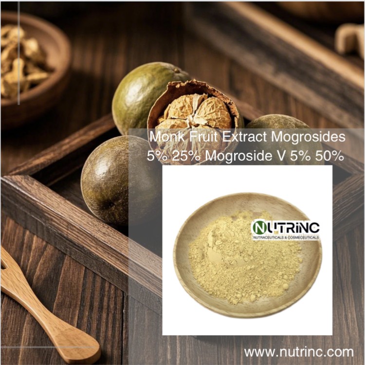 Monk Fruit Extract Mogrosides  5% 25% Mogroside V 5% 50% 