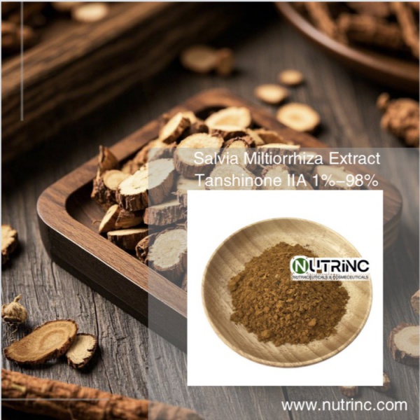 Salvia Miltiorrhiza Extract Tanshinone IIA 1%-98%