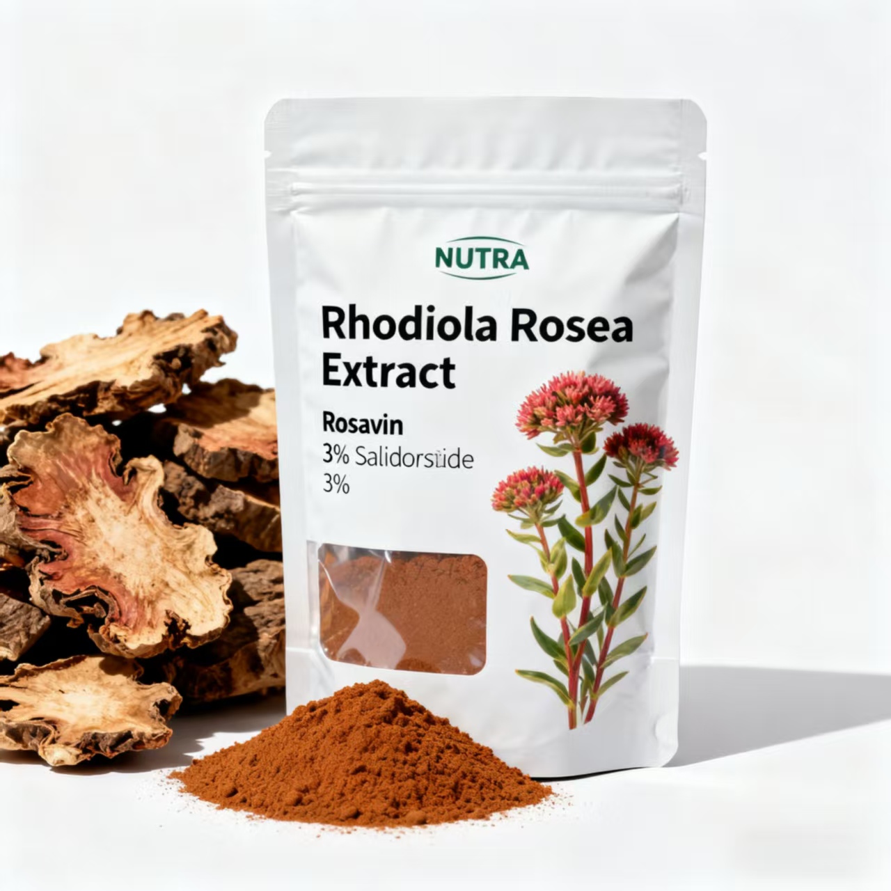 Rhodiola Rosea Extract Powder Rosavin 3% Salidroside 3%
