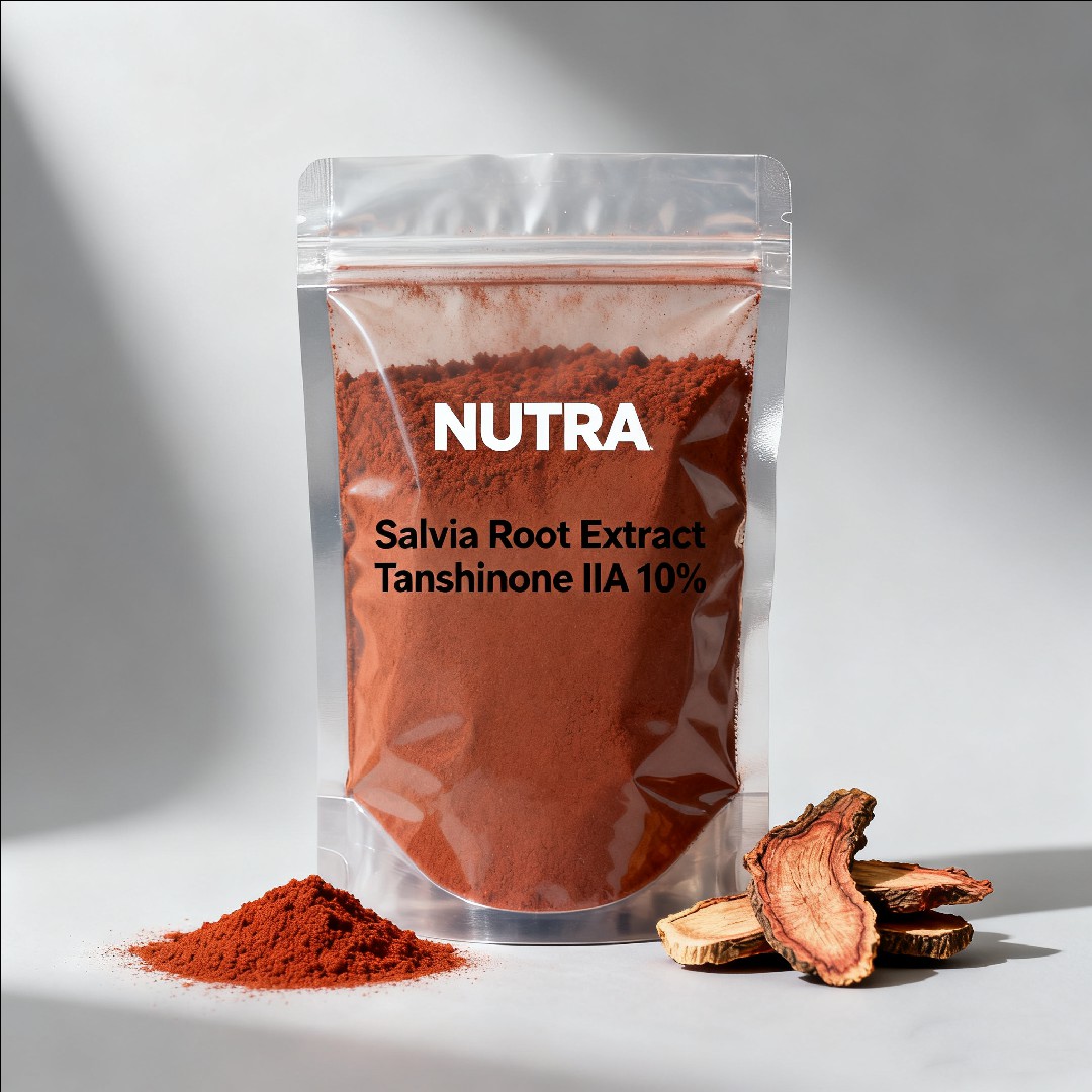 Salvia Miltiorrhiza Extract Tanshinone IIA 1%-98%