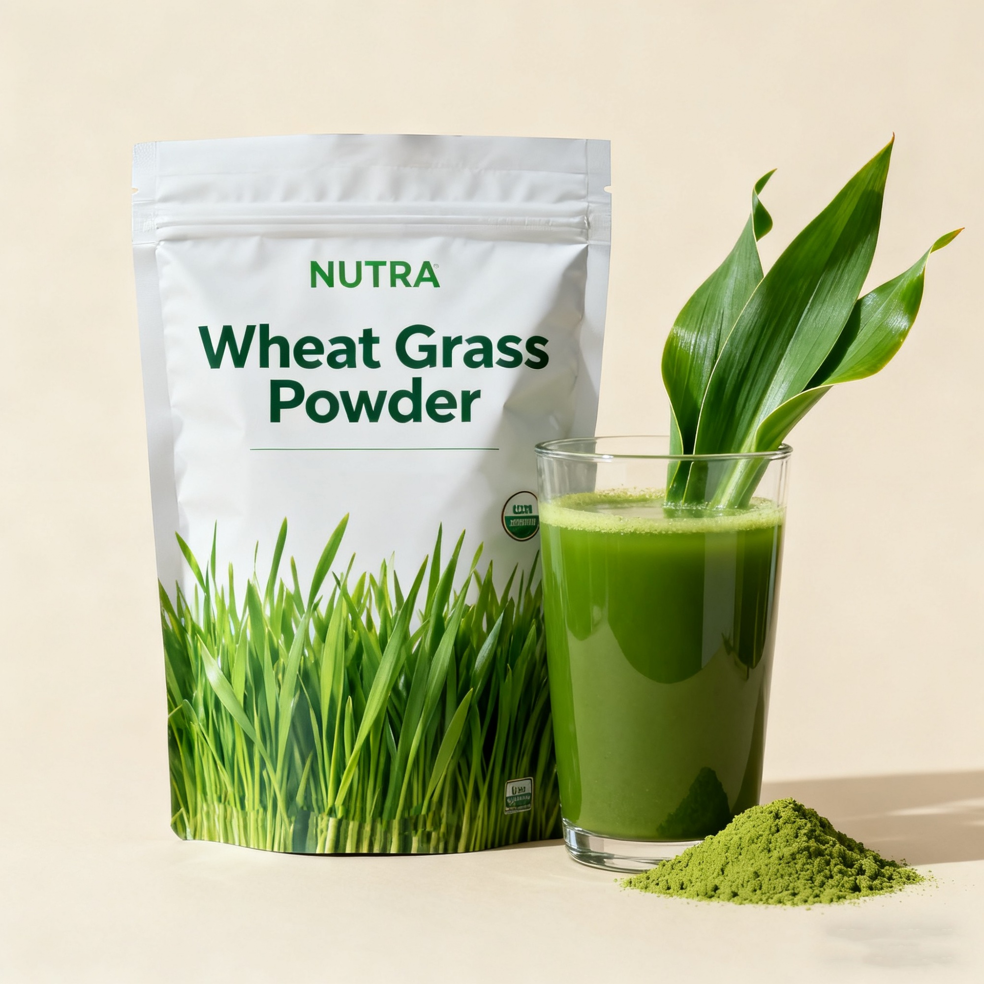 Organic Wheat Grass  Barley Grass Powder