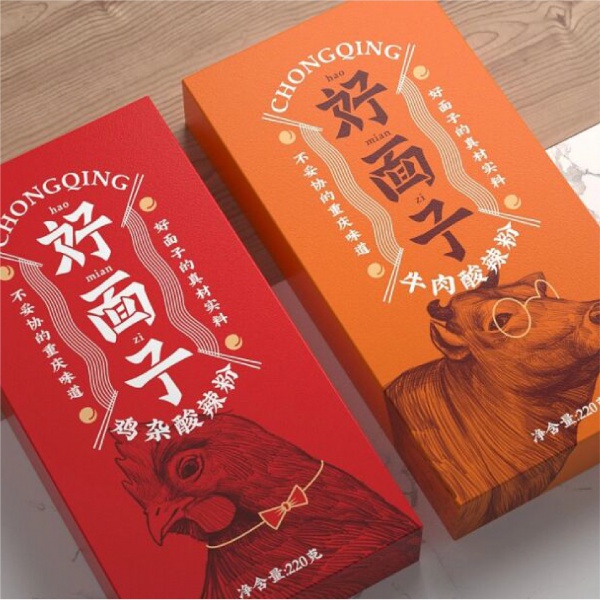 好面子（牛肉拉面）包装