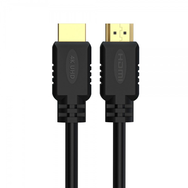 Factory sales HDMI to HDMI cable 4k HDMI extension cable 4K Engineering Cable Supports 4K & 3D black cord