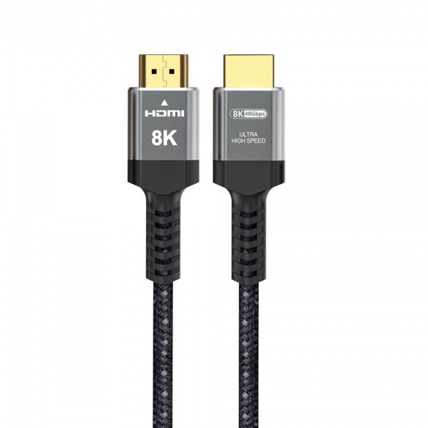 Gold Plated Connector Premium Aluminum Nylon Braided eARC UHD 8K 60Hz HDMI to HDMI Cable Kabel Wire 1M 3M 
